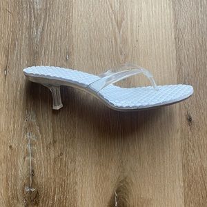 Jeffrey Campbell Thong Sandal with Kitten Heel, Size 9